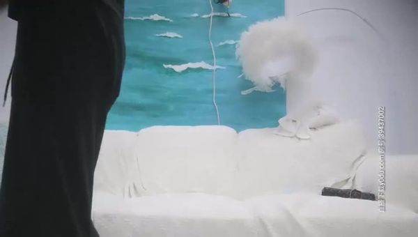 二人骑乘花裙妹子